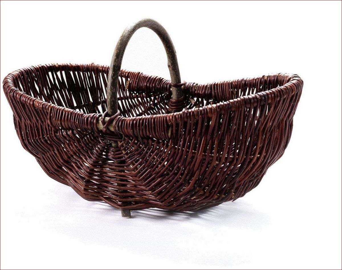 Koszyk na grzyby wiklinowy - tradycyjny skarb na pyszne leśne zbiory