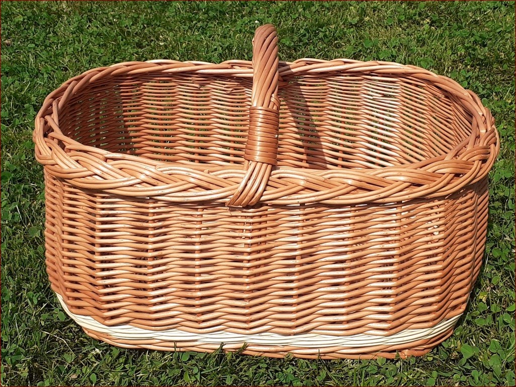 Koszyk na grzyby wiklinowy - tradycyjny skarb na pyszne leśne zbiory