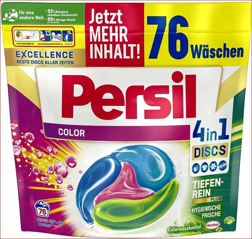Persil kapsułki 4w1 - Cztery kroki do rewolucji w praniu. Wygoda na wyciągnięcie ręki!
