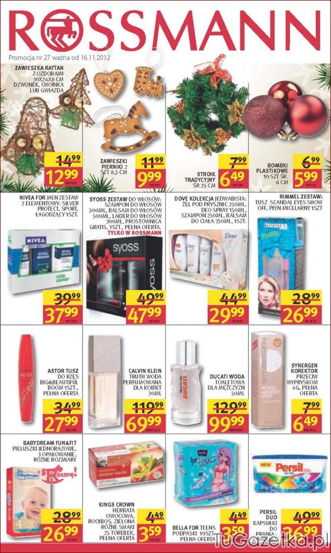 Rossmann ozdoby świąteczne - pełna gama dekoracji na bajecznie piękne święta!