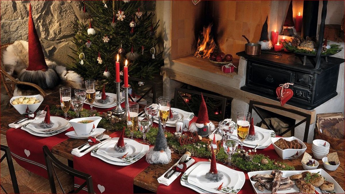 Stół na Wigilię: Magia Tradycji i Ciepła w Sercu Twojego Domu () Stół na Wigilię: Magia Tradycji i Ciepła w Sercu Twojego Domu