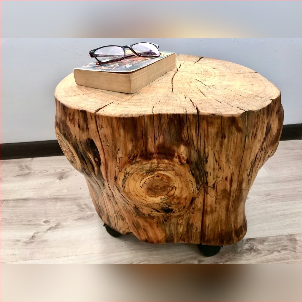 Stolik z pnia drzewa: Naturalna elegancja prosto z lasu do Twojego domu