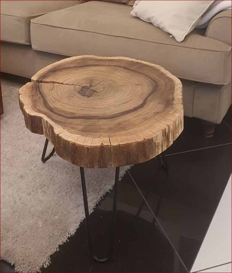 Stolik z pnia drzewa: Naturalna elegancja prosto z lasu do Twojego domu