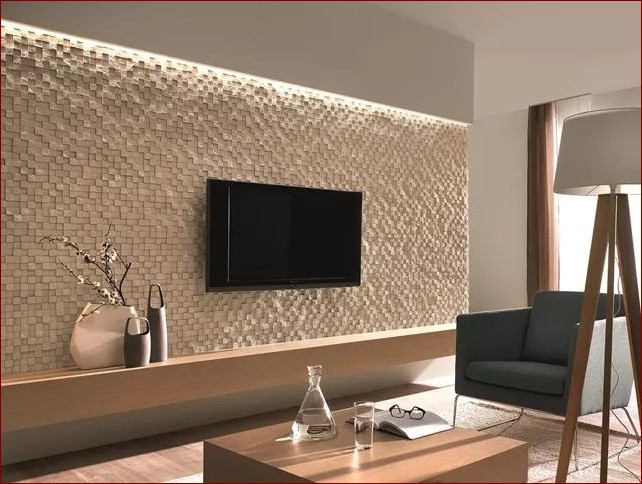Tapeta za telewizorem inspiracje - Jak efektownie wystylizować ścianę za TV?