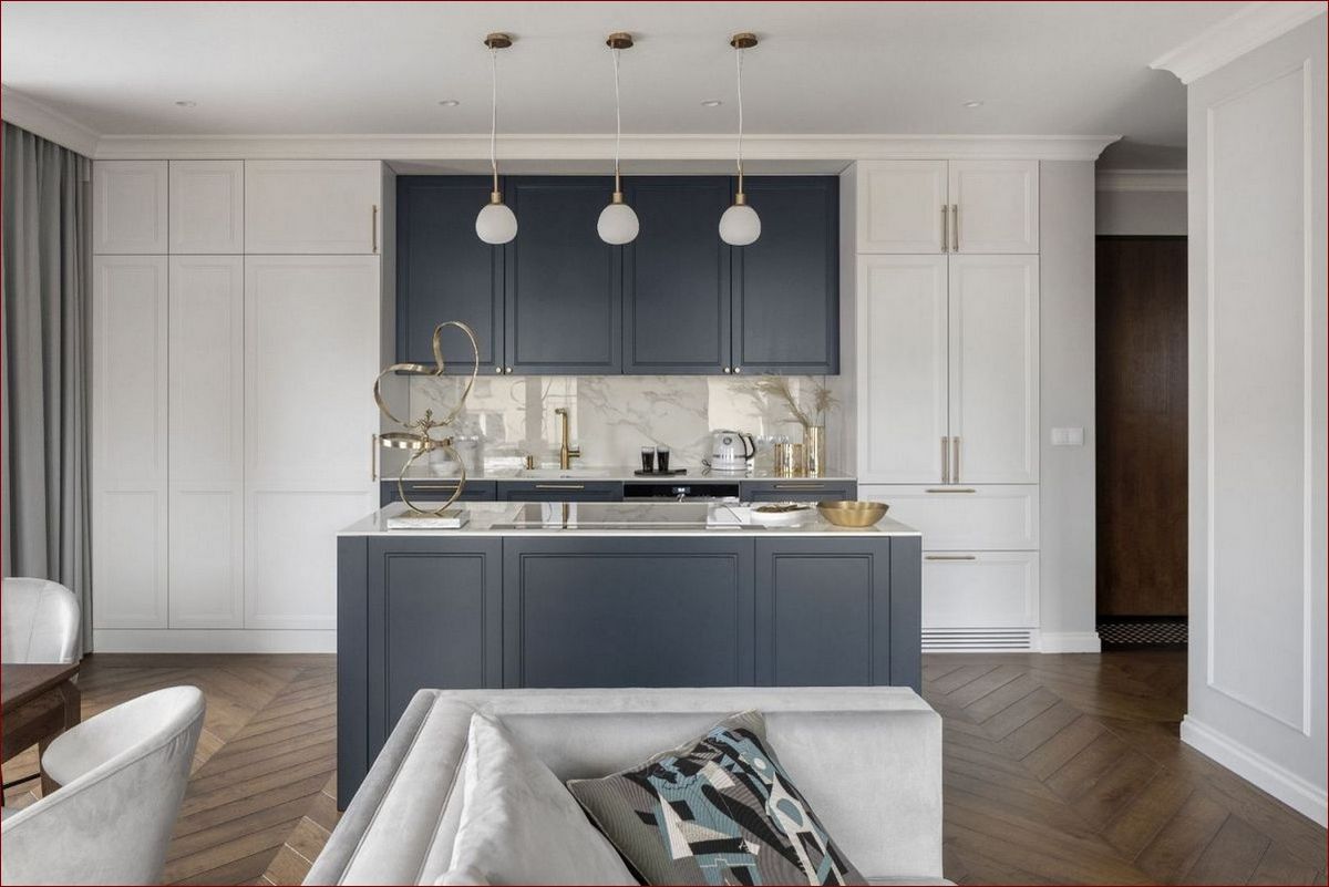 Niebieska kuchnia inspiracje - 25 niesamowitych pomysłów dla Twojej przestrzeni