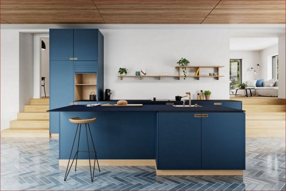 Niebieska kuchnia inspiracje - 25 niesamowitych pomysłów dla Twojej przestrzeni