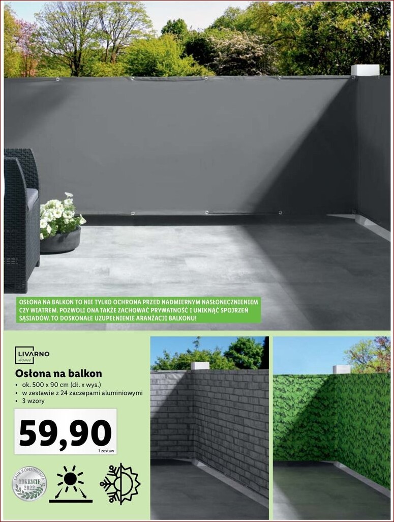 Osłona na balkon Lidl: Twój klucz do oazy spokoju na świeżym powietrzu