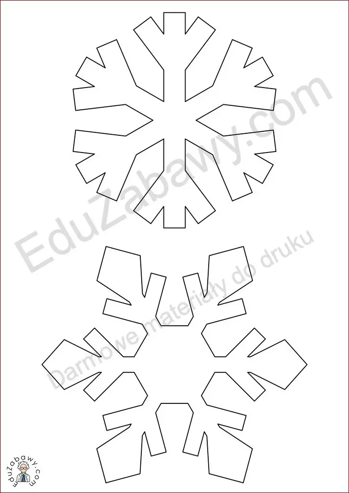 Śnieżynka szablon do druku - inspirujące wzory, łatwe instrukcje, niezliczone możliwości!